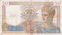 France 50 Francs Cérès - 16-02-1939 - Série X.9704