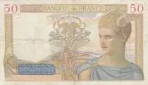 France 50 Francs Ceres - 16-04-1936 - Serial N.4116