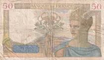 France 50 Francs Ceres - 22-02-1940 - Serial U.12439- P.81