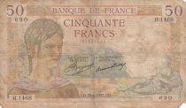 France 50 Francs Cérès - 25-4-1935 - Série H.468