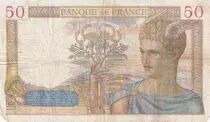 France 50 Francs Ceres - 28-04-1938 - Serial K.8222