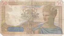France 50 Francs Ceres - 29-02-1940 Serial B.12867
