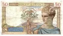 France 50 Francs C&eacute;r&egrave;s - 31.03.1938 - S&eacute;rie V.8034 - Fay.18.11