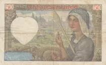 France 50 Francs Jacques Coeur - 05-09-1940 - Serial B.14