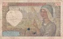 France 50 Francs Jacques Coeur - 05-09-1940 - Serial X.13