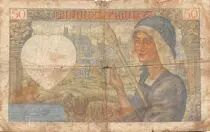 France 50 Francs Jacques Coeur - 05-12-1940 Serial A.26 - VG to F