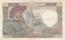 France 50 Francs Jacques Coeur - 08-01-1942 - Série R.159 - TTB