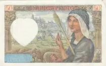 France 50 Francs Jacques Coeur - 08-01-1942 S&eacute;rie G.163-60017