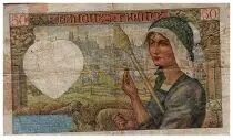 France 50 Francs Jacques Coeur - 13-06-1940 - Serial X.8-00380 - F.19.01