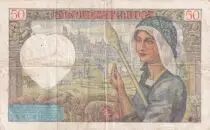 France 50 Francs Jacques Coeur - 13-06-1940 - Serial Z.8