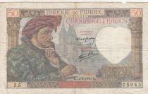 France 50 Francs Jacques Coeur - 13-06-1940 - Série Z.5