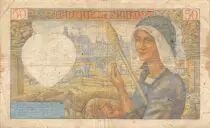 France 50 Francs Jacques Coeur - 13-06-1940 Serial B.8 - F