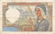 France 50 Francs Jacques Coeur - 13-06-1940 Serial B.8 - VF