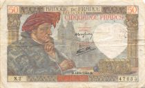 France 50 Francs Jacques Coeur - 13-06-1940 Série N.2 - TTB