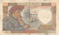 France 50 Francs Jacques Coeur - 13-06-1940 Série X.1 - TB