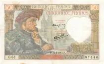 France 50 Francs Jacques Coeur - 15-05-1941 Serial C.85 - VF