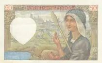 France 50 Francs Jacques Coeur - 17-04-1941 S&eacute;rie M.62 - SUP