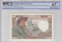 France 50 Francs Jacques Coeur - 18-12-1941 Série F.142 - PCGS 67OPQ