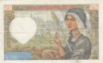France 50 Francs Jacques Coeur - 20-11-1941 - Serial N.136 - VF