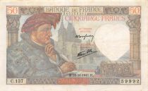 France 50 Francs Jacques Coeur - 20-11-1941 Série C.137 - TTB
