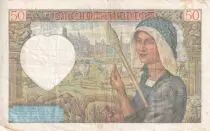 France 50 Francs Jacques Coeur - 24-04-1941 - S&eacute;rie D.75 - F.19.09