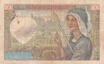 France 50 Francs Jacques Coeur - 26-09-1940 - Serial C.17