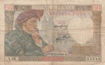 France 50 Francs Jacques Coeur -17-07-1941 - Série V.92