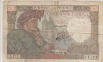 France 50 Francs Jacques Coeur -20-11-1941 - Série L.137