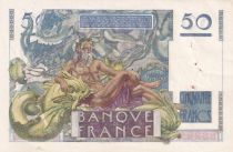 France 50 Francs Le Verrier - 12-06-1947 - Serial X.63