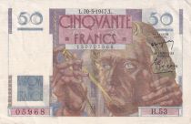 France 50 Francs Le Verrier - 20-03-1947 - Serial H.53