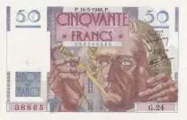 France 50 Francs Leverrier - 16-05-1946 - Serial G.24