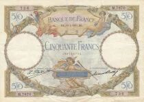 France 50 Francs LO Merson - 19-03-1931 - Series M.7870 - 736