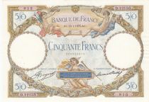 France 50 Francs Luc Olivier Merson - 19-01-1933 - Serial D.12135