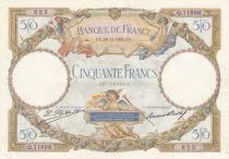 France 50 Francs Luc Olivier Merson - 29-12-1932 Série Q.11898 - SUP