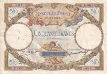France 50 Francs Luc Olivier Merson modified - 10-03-1932 - Serial E.9999 - Fay.16.03