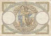 France 50 Francs Luc Olivier Merson modified - 13-08-1931 - Serial R.8887