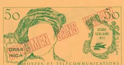 France 50 Francs Quentin de la Tour - Desa Inca PTT - Post and telecom - No value