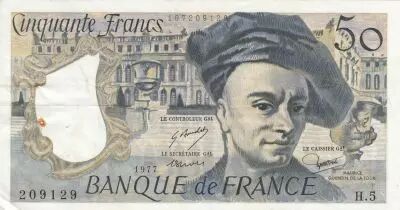 France 50 Francs Quentin de la Tour - Serial H.5 - 1977