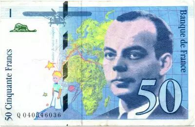 France 50 Francs Saint-Exup�ry - TTB ann�es vari�es 1992-1999
