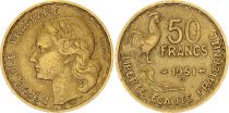 France 50 Francs Woman head - 1951 B