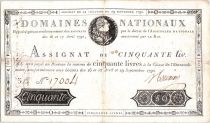 France 50 Livres Louis XVI - 29/09/1790
