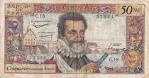 France 50 NF - Henri IV - 02-07-1959 - Série C.18 - F.58.02