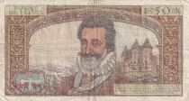 France 50 NF Henri IV - 03-09-1959 - Serial Q.27