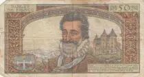 France 50 NF Henri IV - 05-03-1959 - Serial R.9