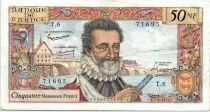 France 50 NF Henri IV - 05-03-1959 S&eacute;rie T.6