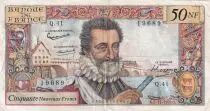 France 50 NF Henri IV - 05-11-1959 - Serial Q.41