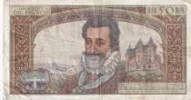 France 50 NF Henri IV - 07-04-1960 - Serial Y.50