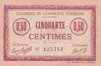 France 50 pounds 1915- 127 743
