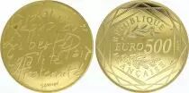 France 500 Euro Or - Republic - 2014 - UNC - GOLD