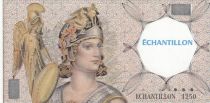 France 500 Francs - Athena - Echantillon Echantillon 1250 - Type Pascal